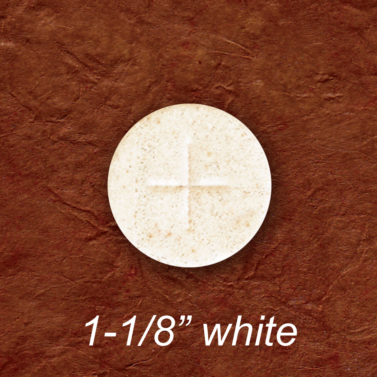 1-1/8" White Communion Bread Wafers