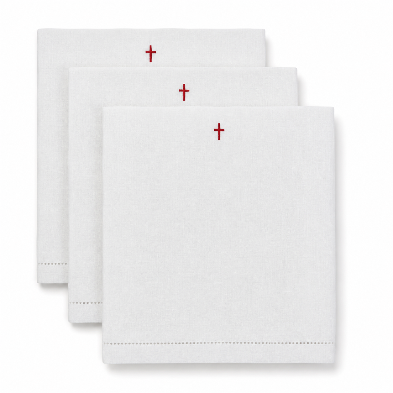 Purificator | 12" x 18" | 100% Pure Linen, hemstitched | pack of 3