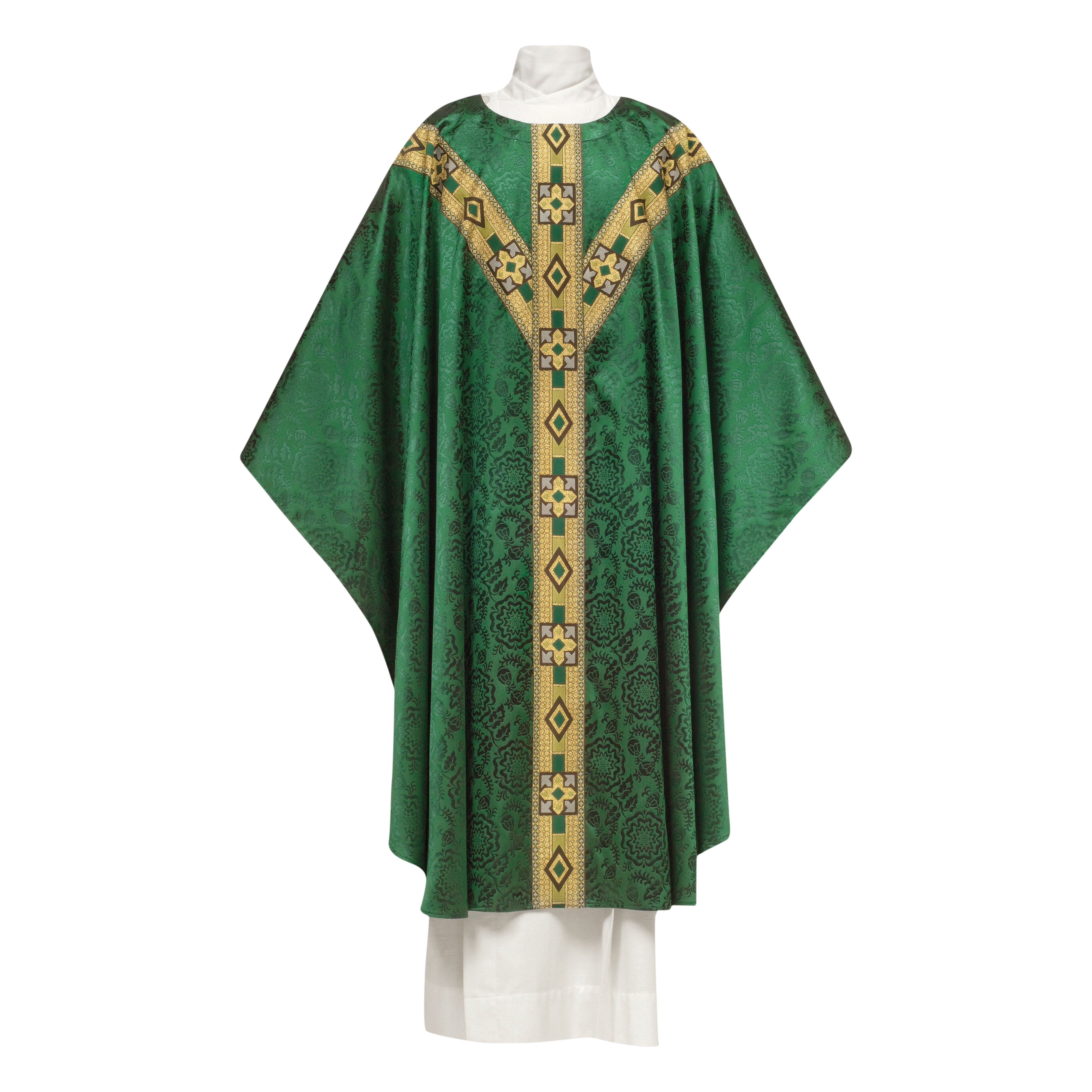 Chasuble | Lyon | Tudor Rose Damask