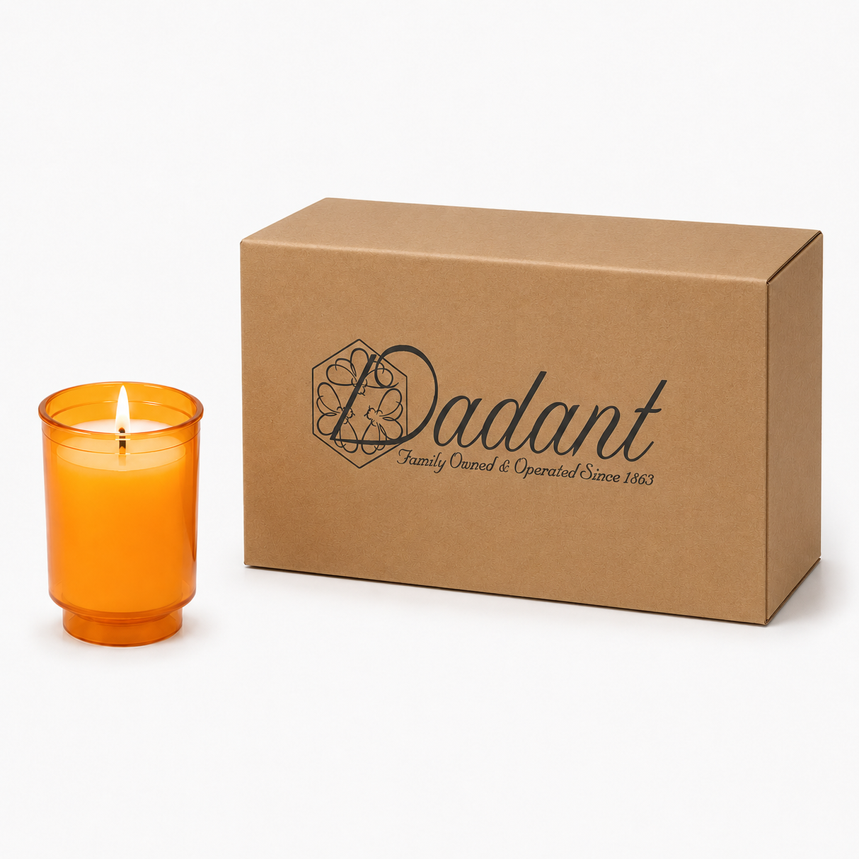 Dadant 10-Hour Disposable Plastic Votive Candles — Case of 200