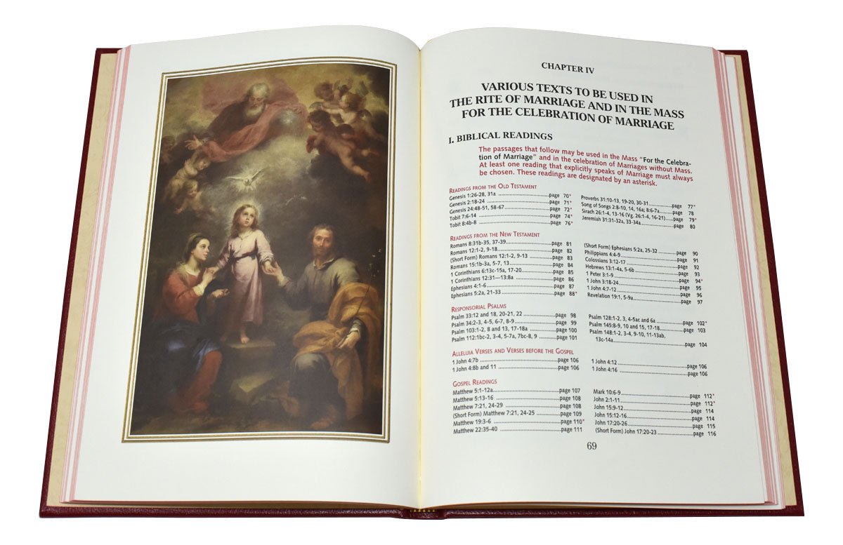 Order of Celebrating Matrimony | Leather