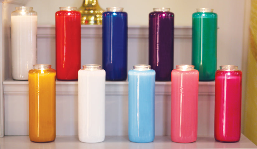 6 Day Glass Devotional Lights