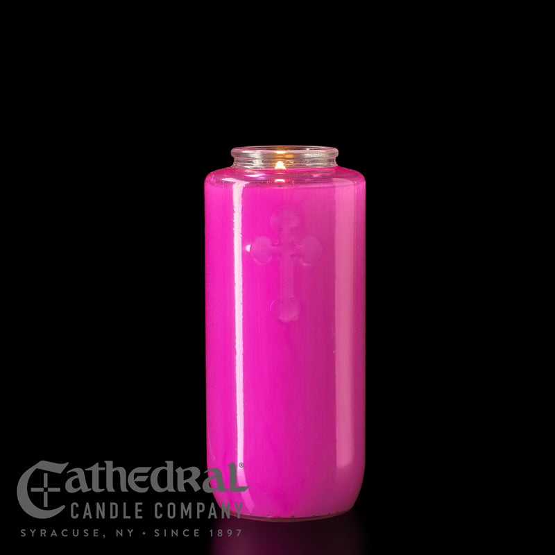 5 Day Glass Offering Candle - Cathedral Candle
