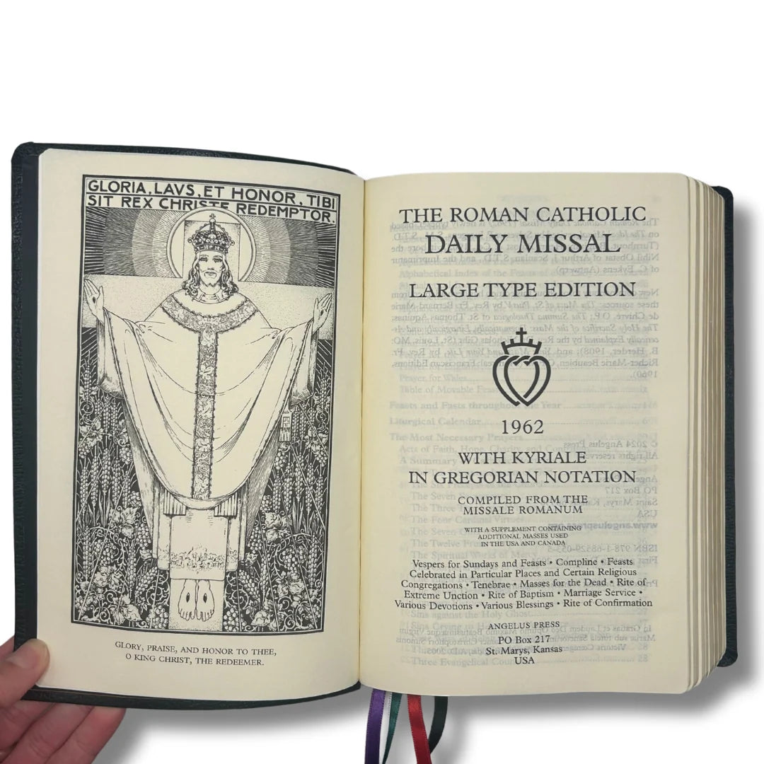 1962 Roman Catholic Daily Missal – Large Print Edition | Angelus Press