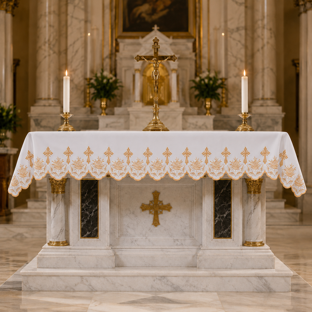 Altar Cloth | Washable Polyester | Silk Embroidery | 1108GO