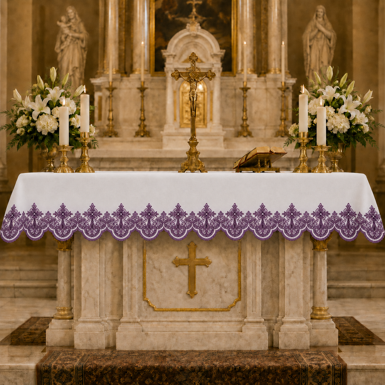 Altar Cloth | Washable Polyester | Silk Embroidery | 508P