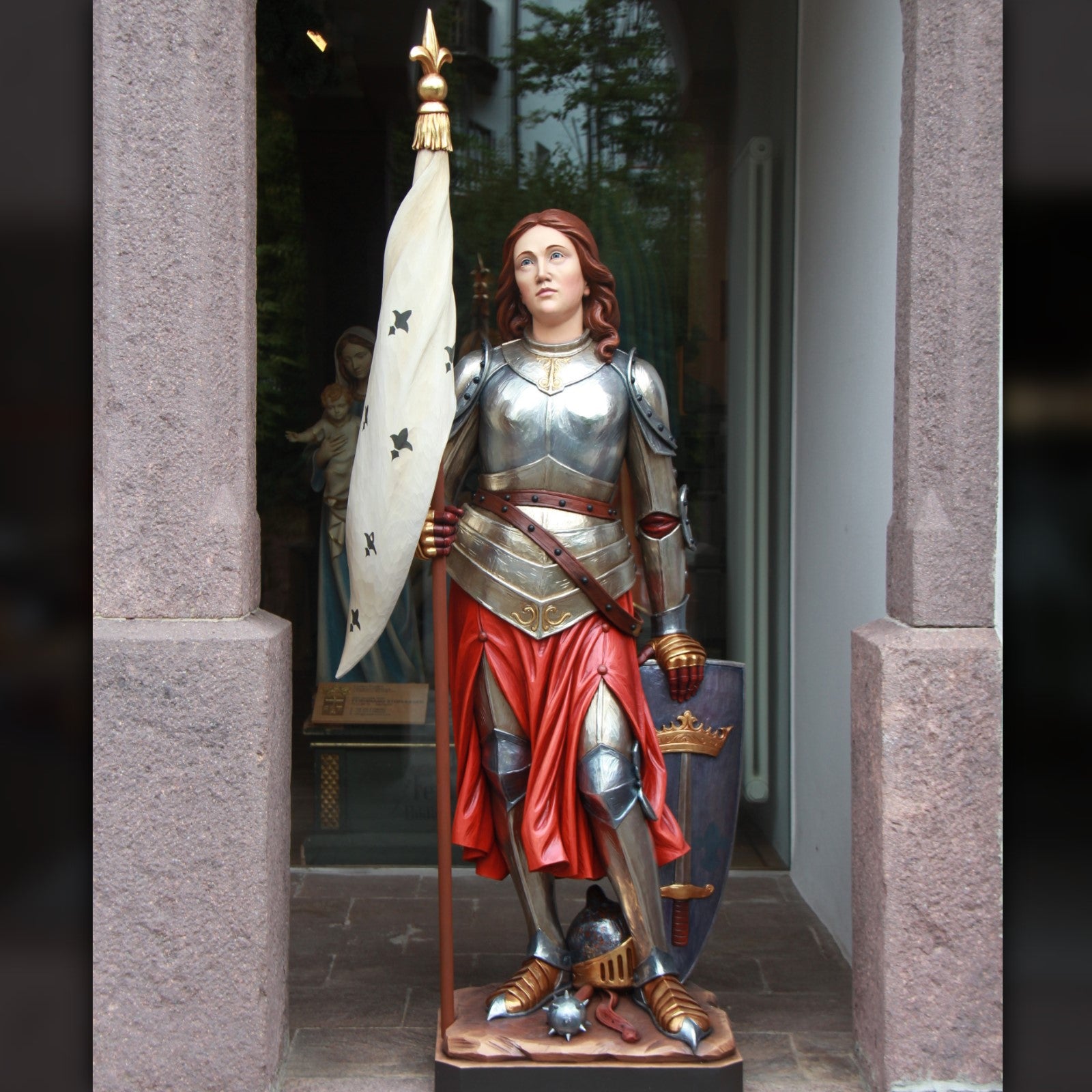 Wood Statue of Saint Joan of Arc