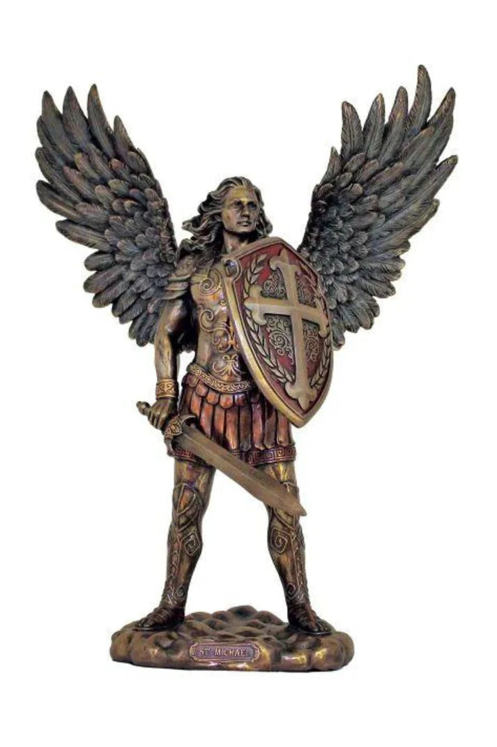 Saint Michael the Archangel Bronze Statue | 7.5" | Veronese Collection