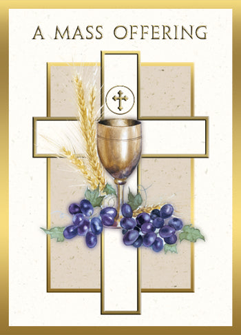 Mass Card for the Deceased | A Mass Offering | box of 100