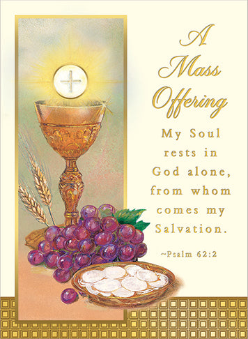 Mass Card for the Deceased | A Mass Offering | box of 50