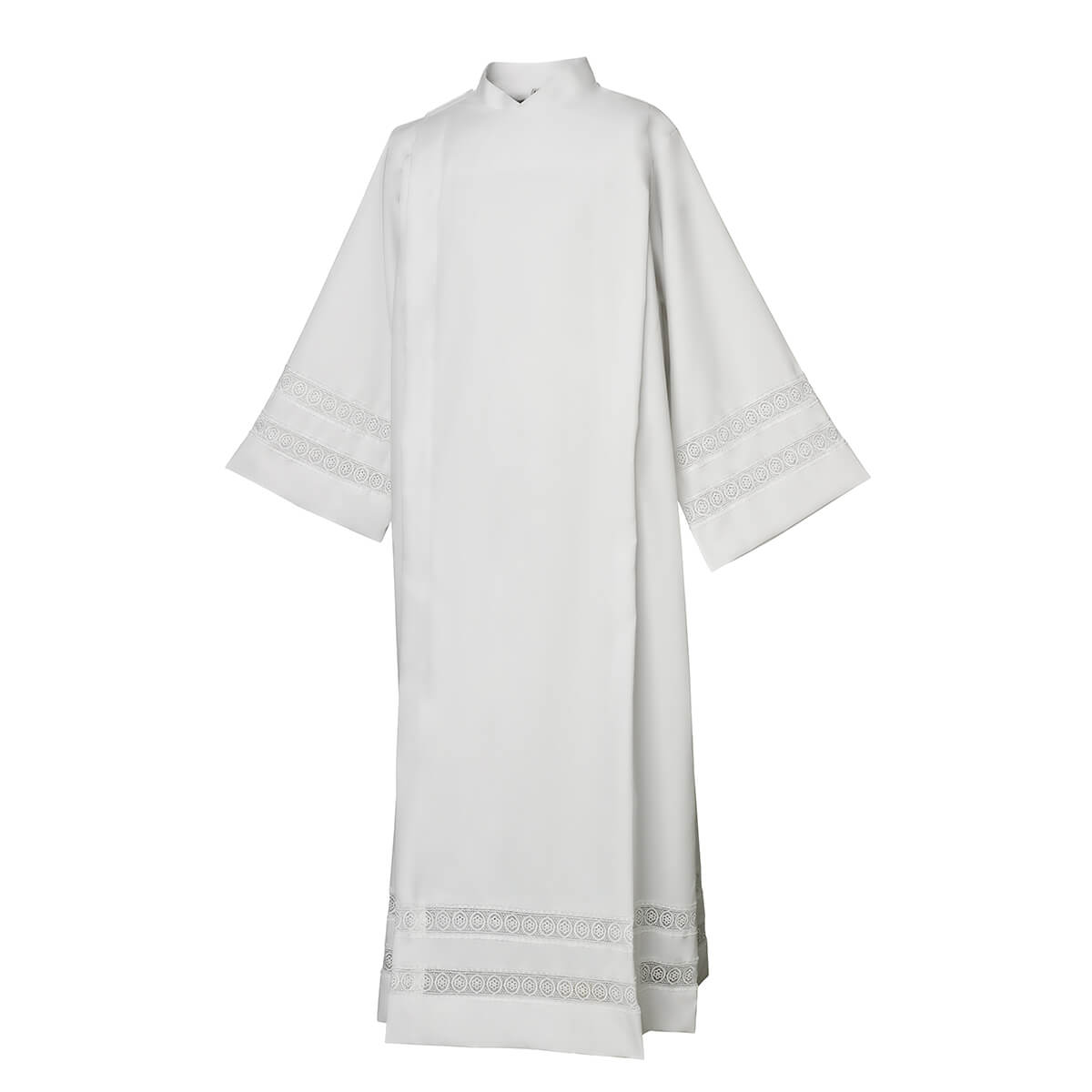 Front Wrap Alb | Ivory 100% Polyester | Abbey Brand