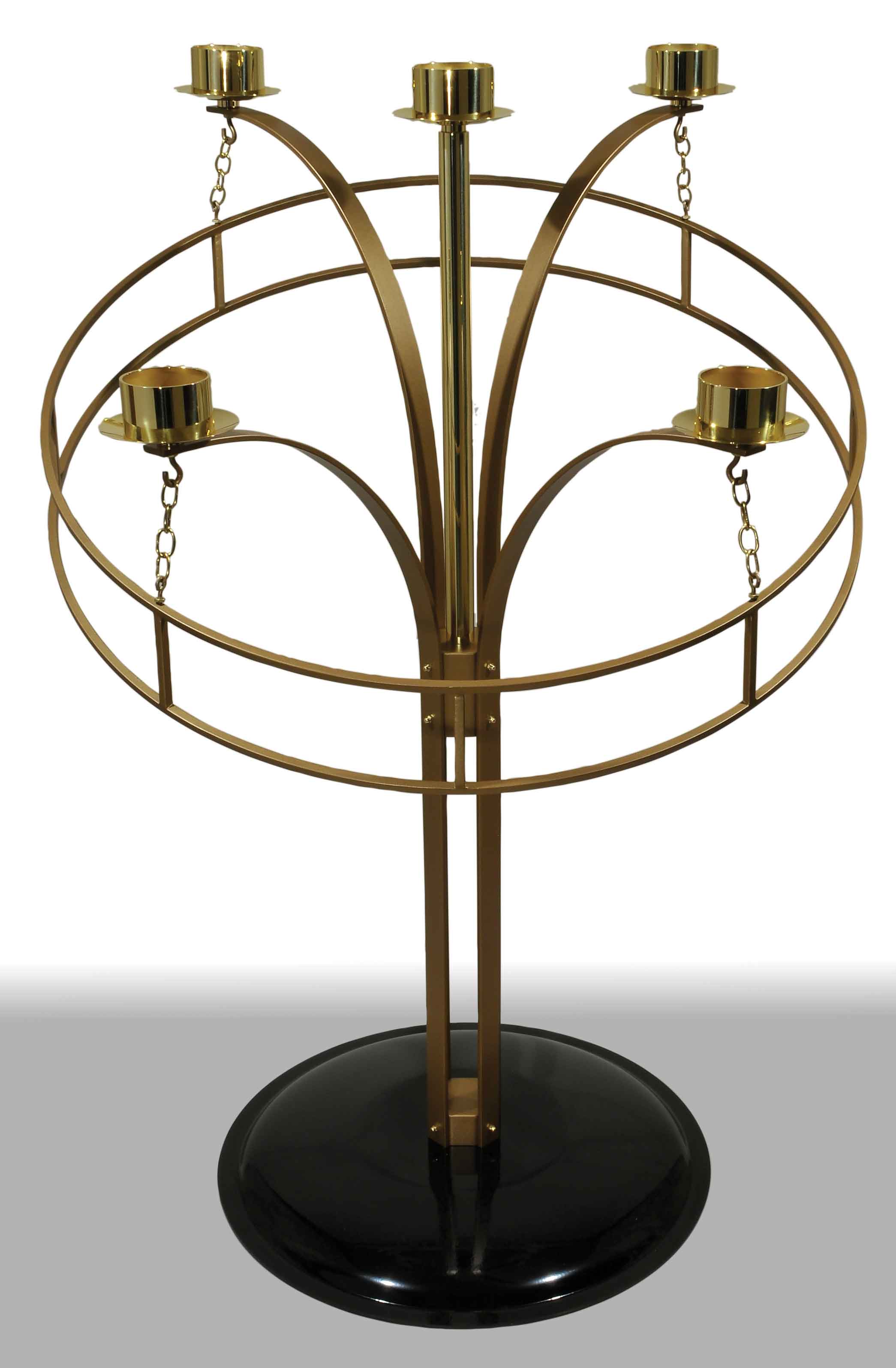 Advent Wreath for Large 3" Pillar Candles