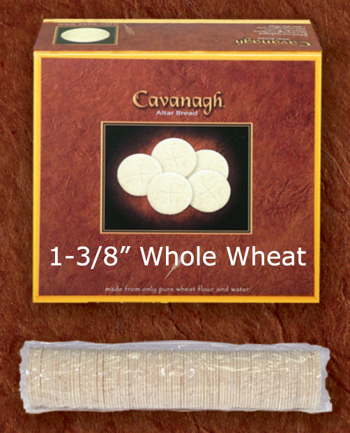 Altar Bread | Communion Host | 1-3/8" Whole Wheat | Boxes of 1000
