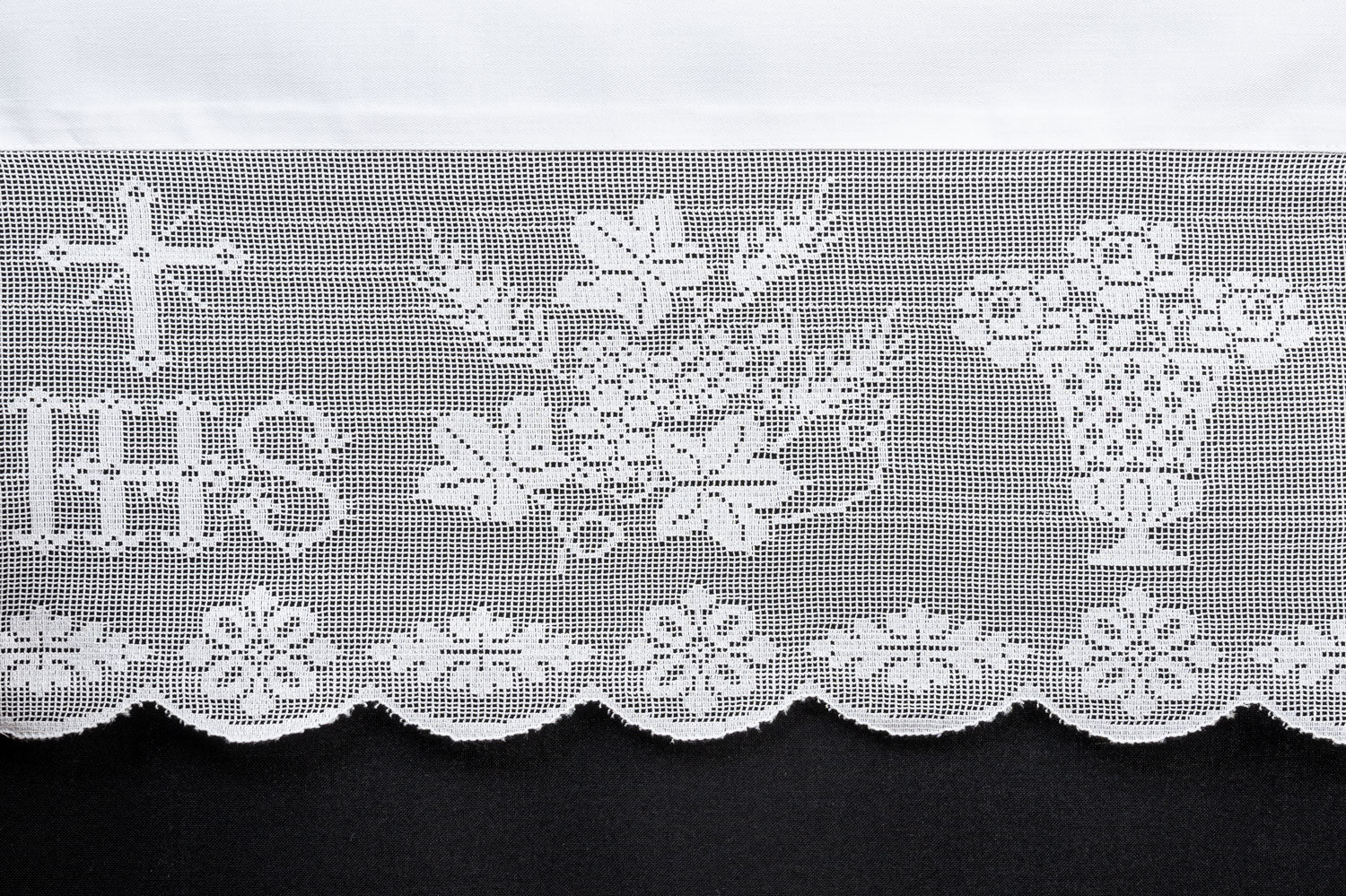 Lace for Altar Cloth Front or Side Drops | Communion Motif