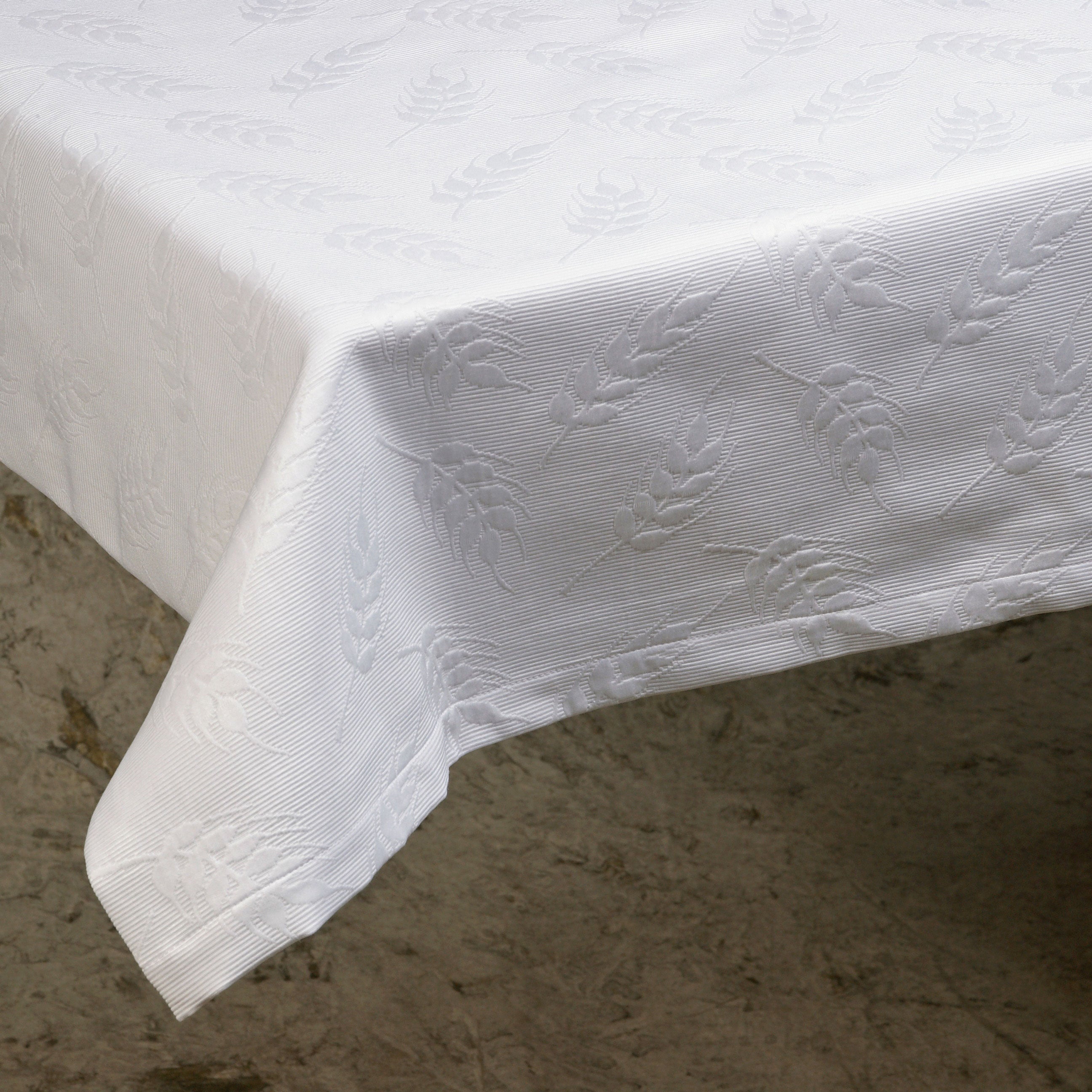 Altar Cloth | White Woven Wheat | 141-600