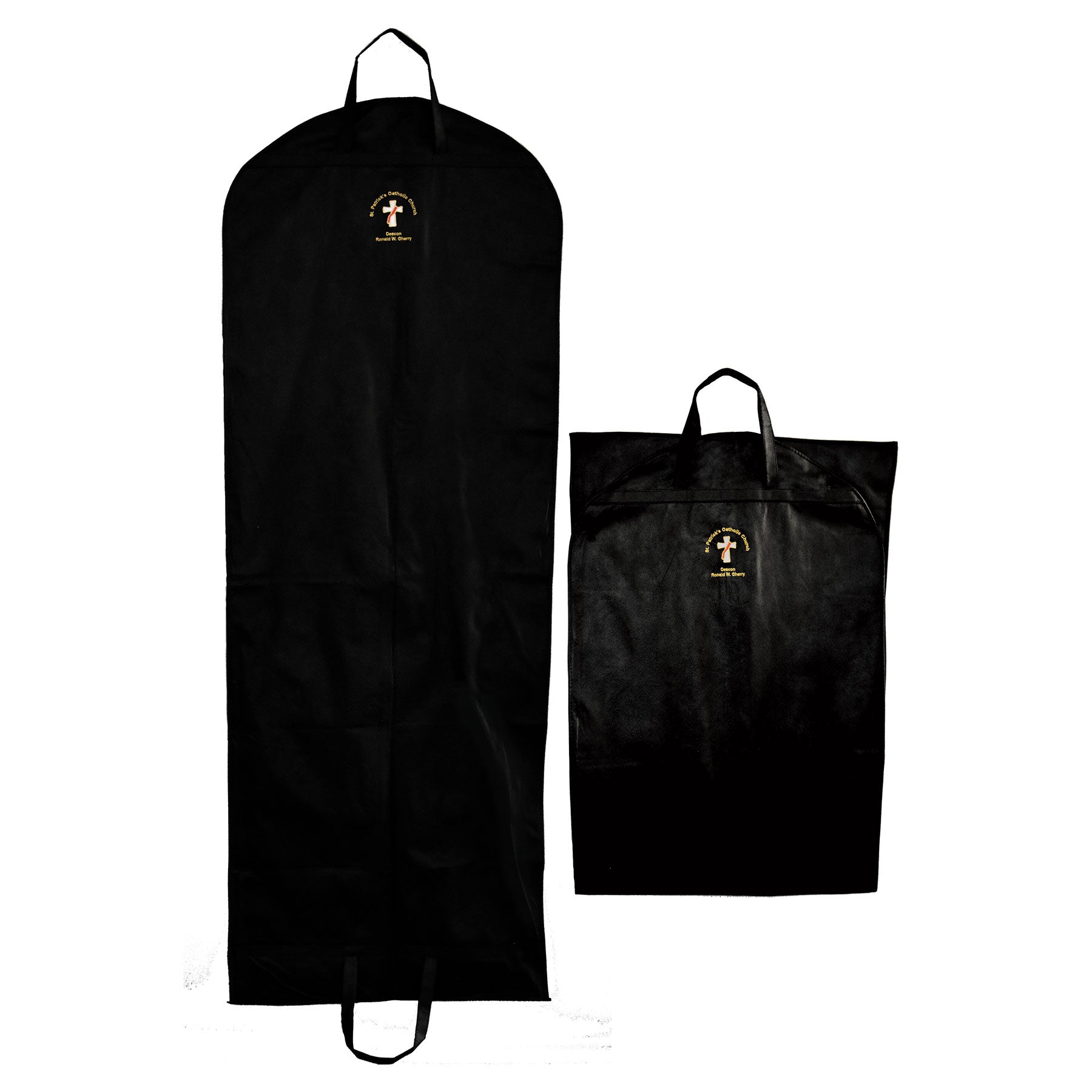 Catholic Deacon Garment Bag with Personalized Monogramming