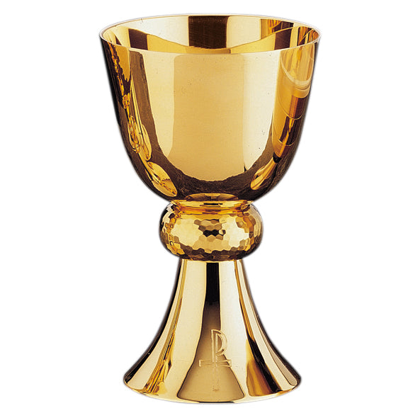 Molina Artimetal Memorial Chalice with Engraved Chi Rho - 5075