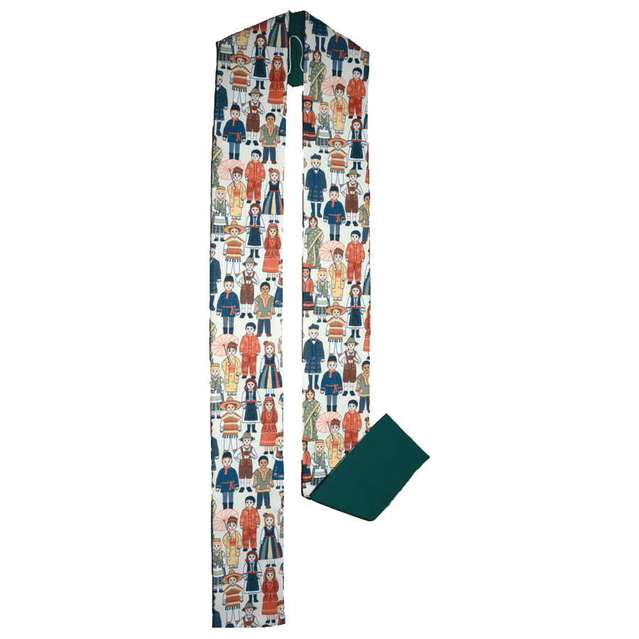 Children of the World Overlay Clergy Stole