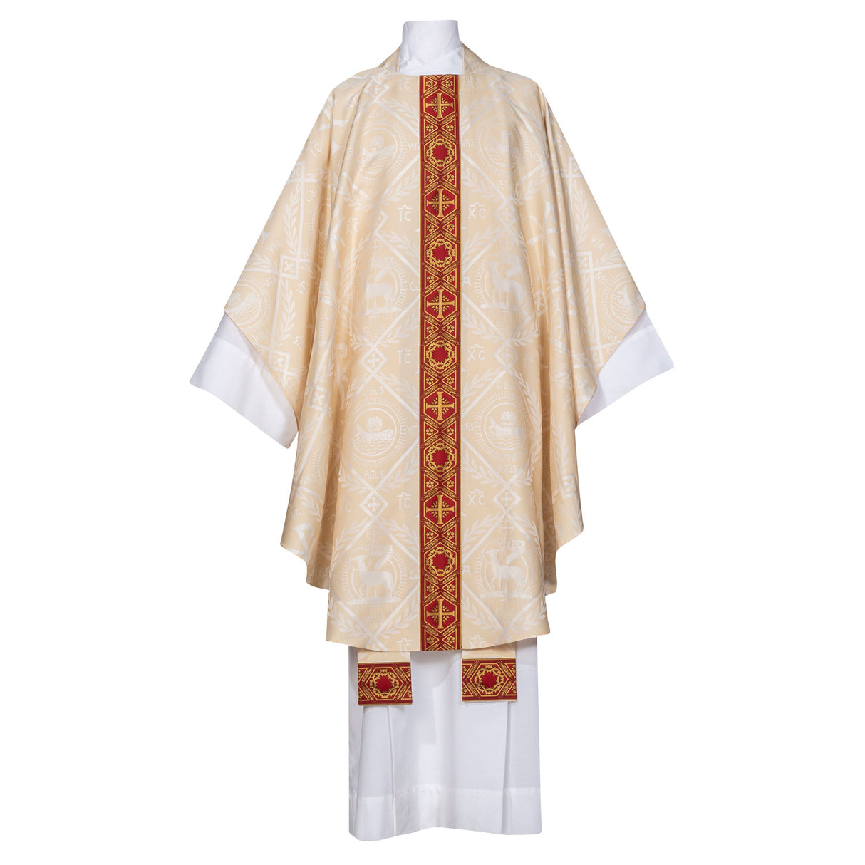 Crown of Thorns Chasuble With Single Orphrey