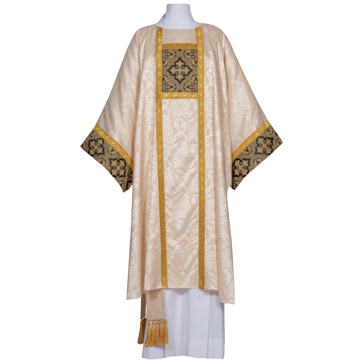 Lightweight Damask Dalmatic with Saxony Brocade - Arte/Grosse