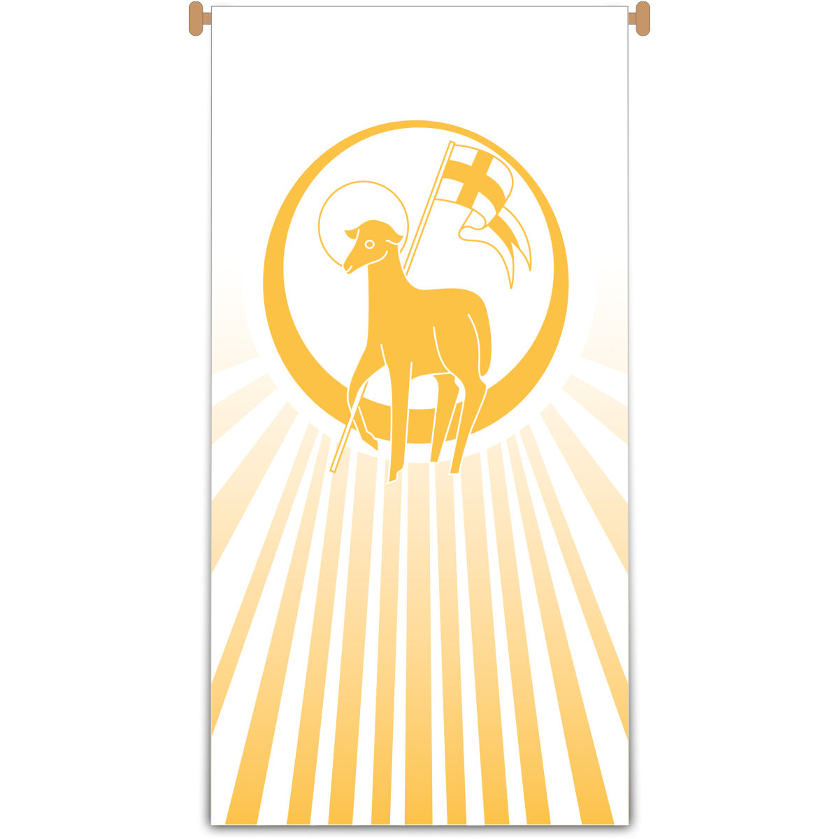 Easter Banner with Agnus Dei | 24" x 48"