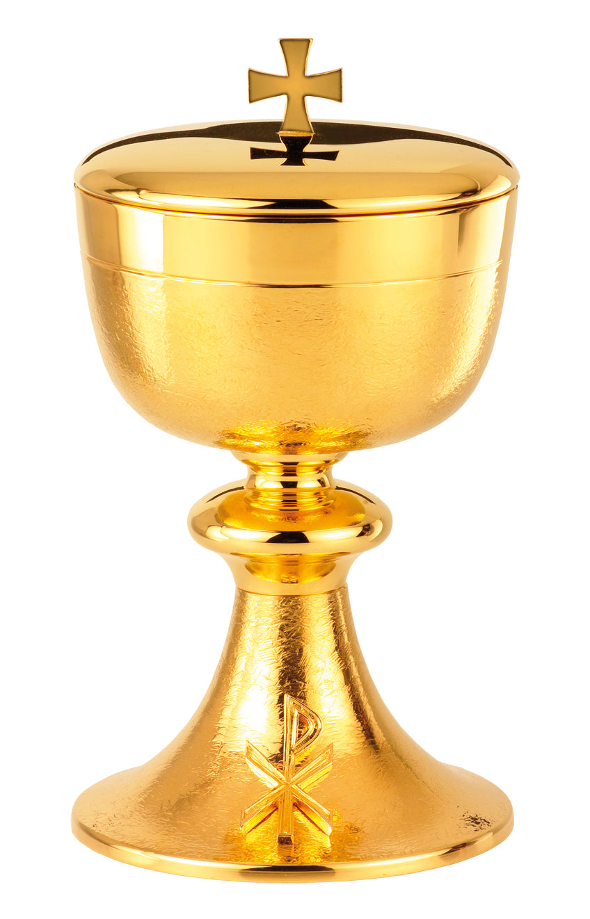 Ciborium | Chi Rho Motif | 7-1/2" tall