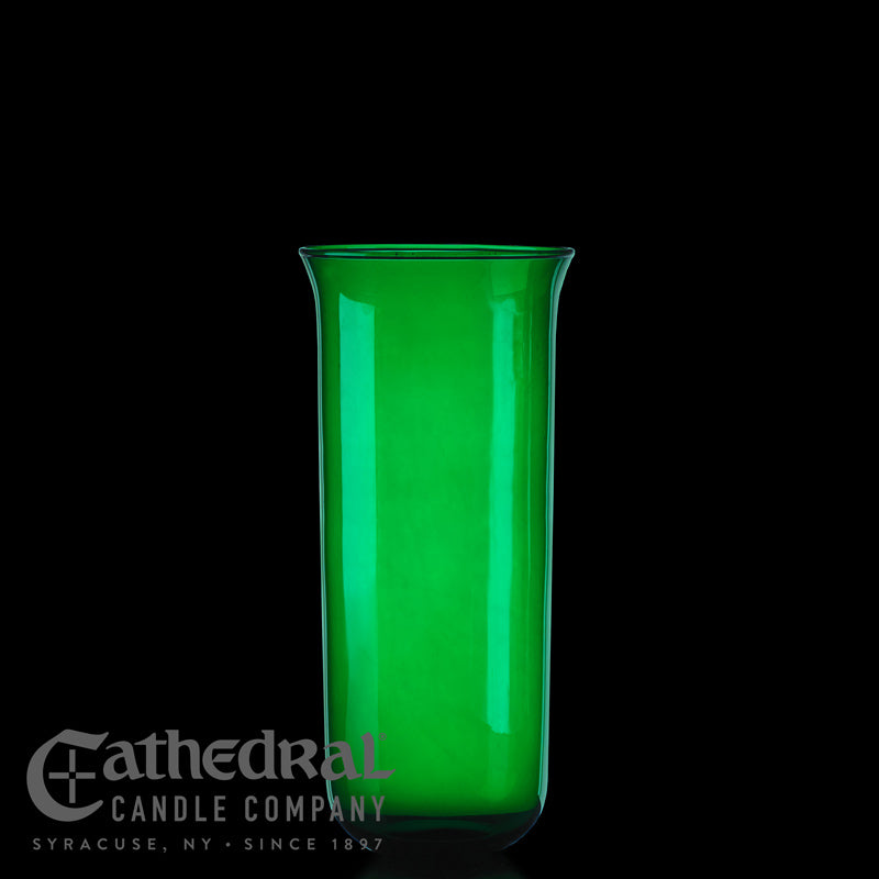 Replacement Glass Sanctuary Globe for 7 & 8 Day Sanctuary Candles | Choose from 8 colors