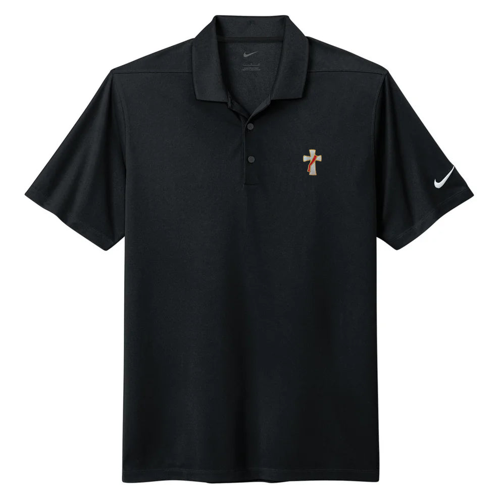 Nike Dri-Fit Polo Shirt with Embroidered Deacon Cross