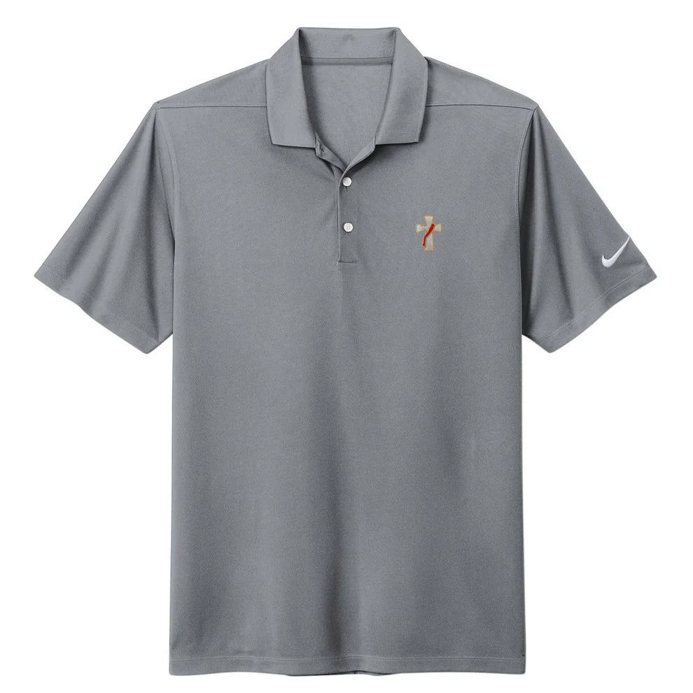 Nike Dri-Fit Polo Shirt with Embroidered Deacon Cross