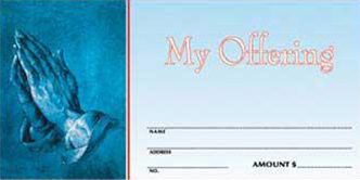 Praying Hands Offering Envelope Per 100