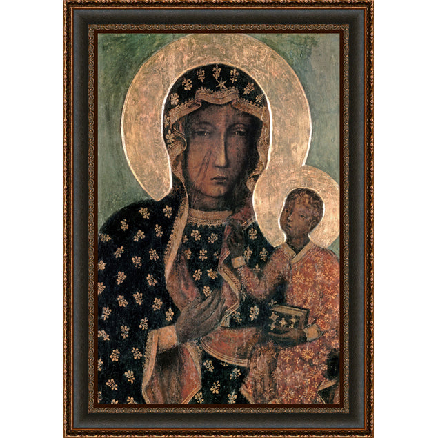 Our Lady of Czestochowa Framed Art (14" x 21")