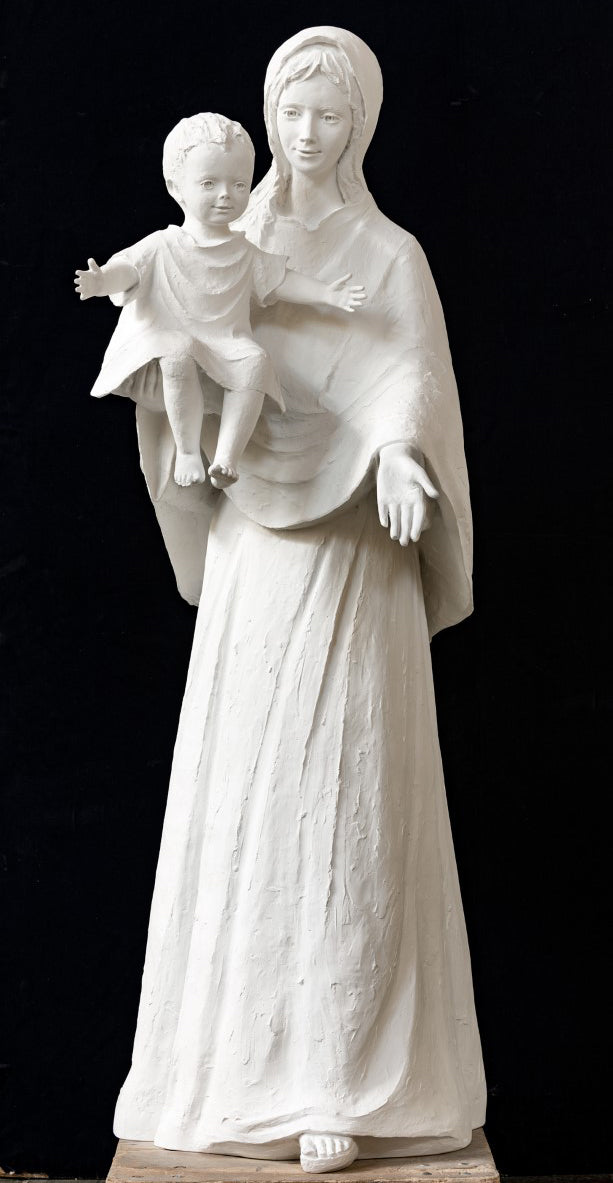 Statue of Our Lady of the Smile by Sr Angelica