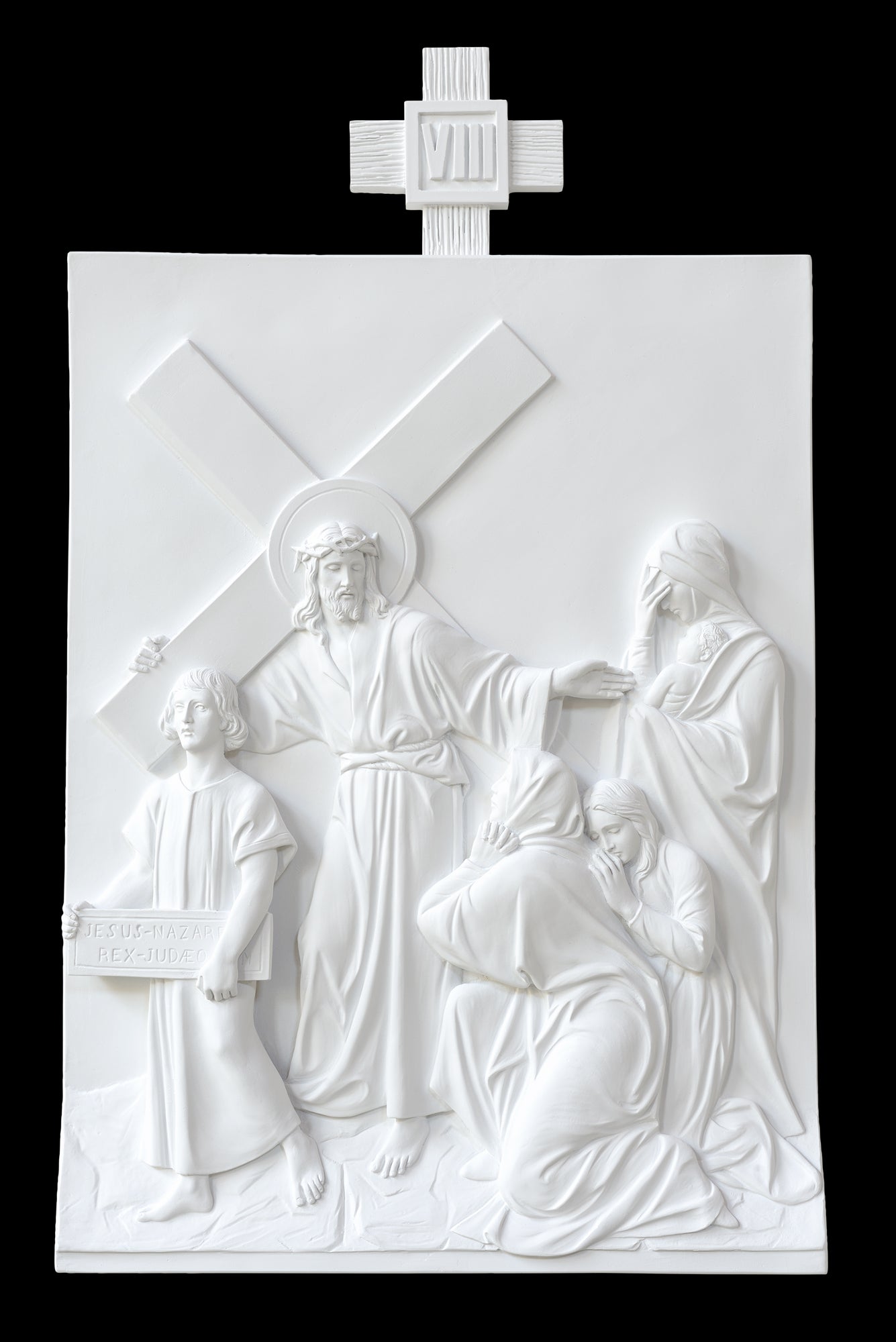 Stations of the Cross | White, Bronze or Silver Fiberglass | Demetz