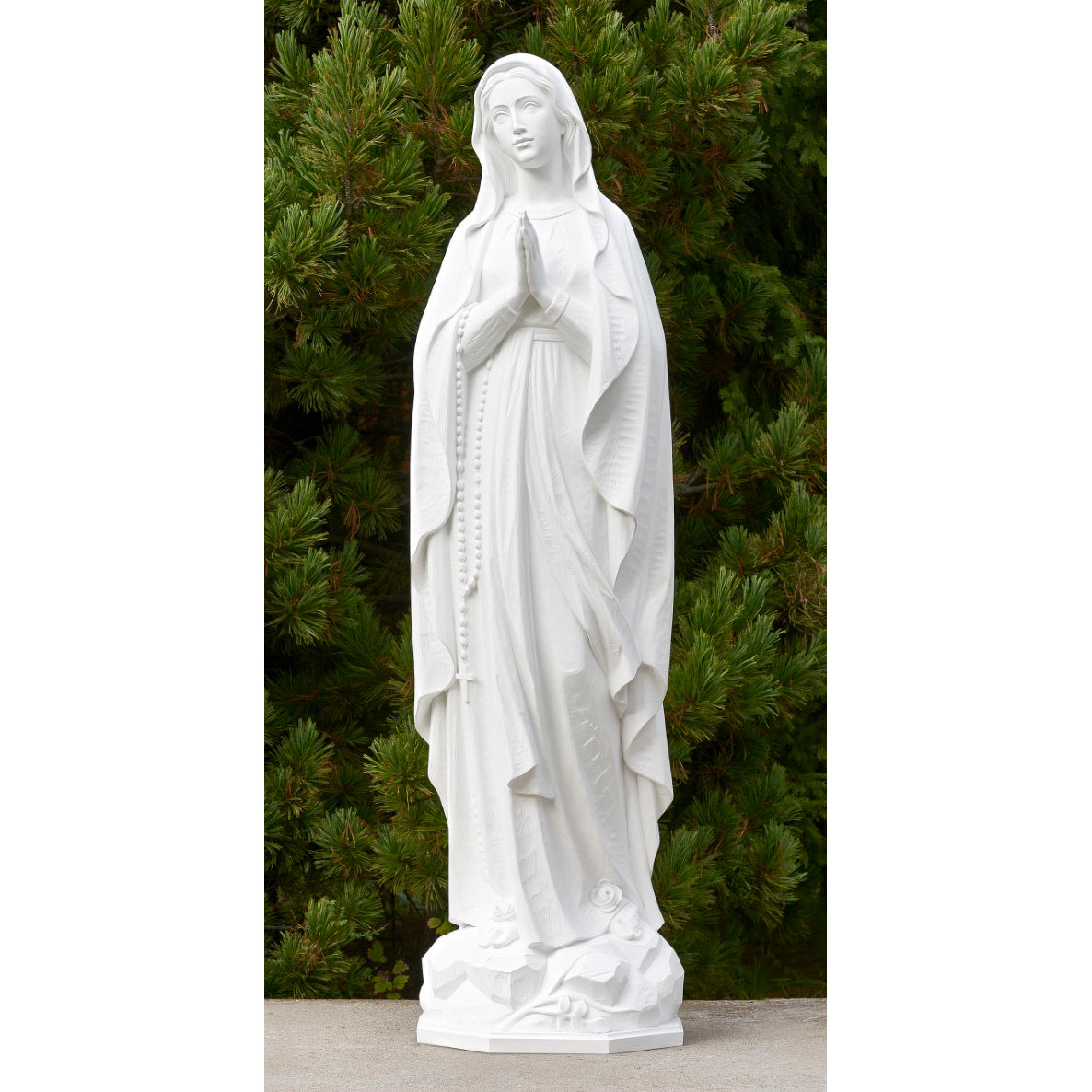 Outdoor Statue of Our Lady of Lourdes