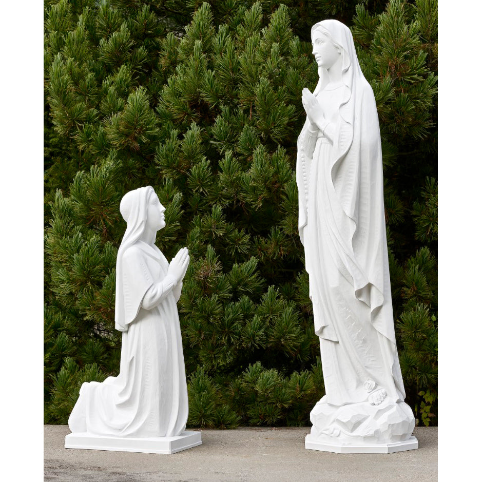 Outdoor Statue of Our Lady of Lourdes