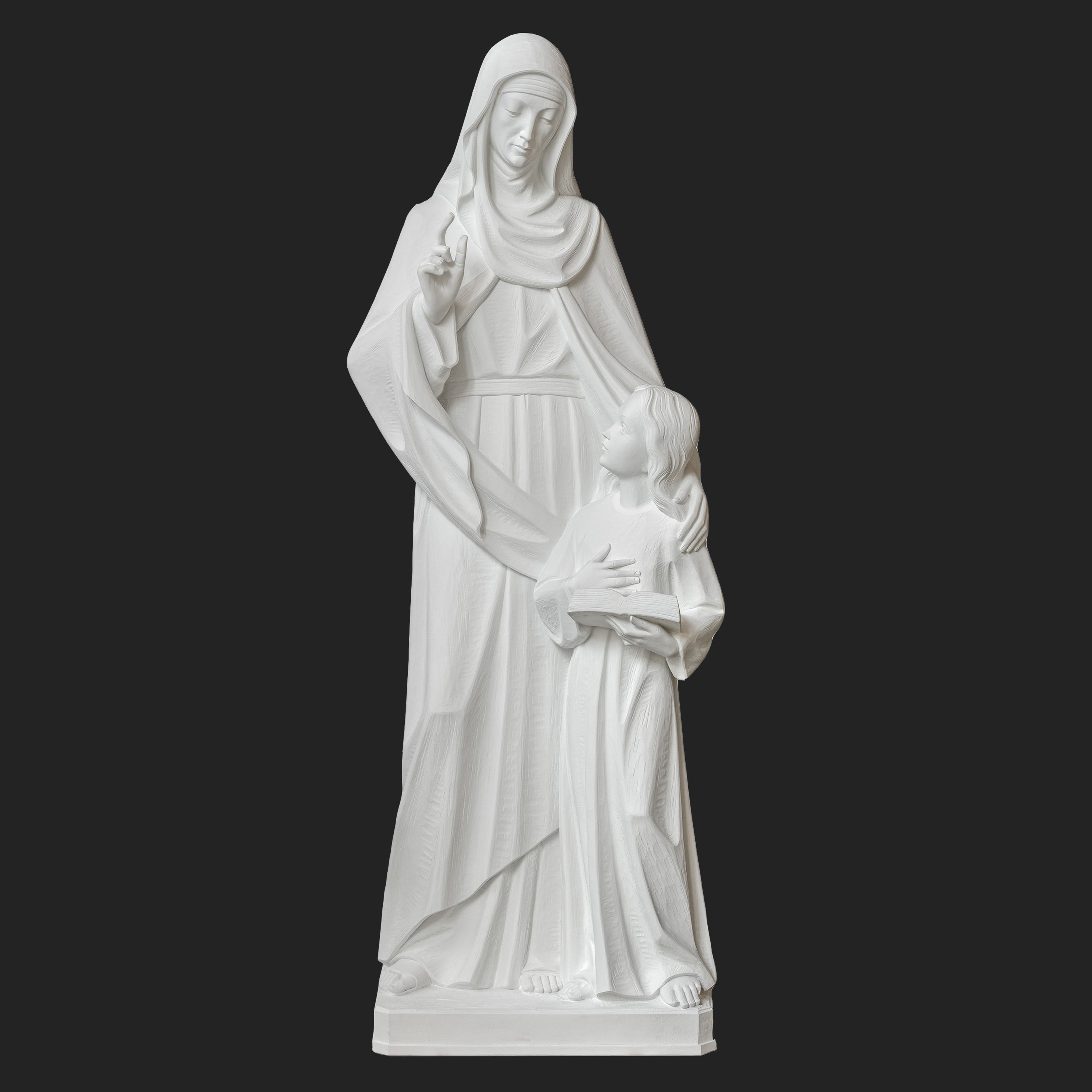 Outdoor Statue of Saint Anne with Mary - 60"