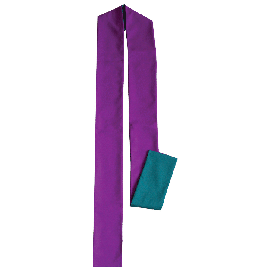 Plain Reversible Overlay Clergy Stole