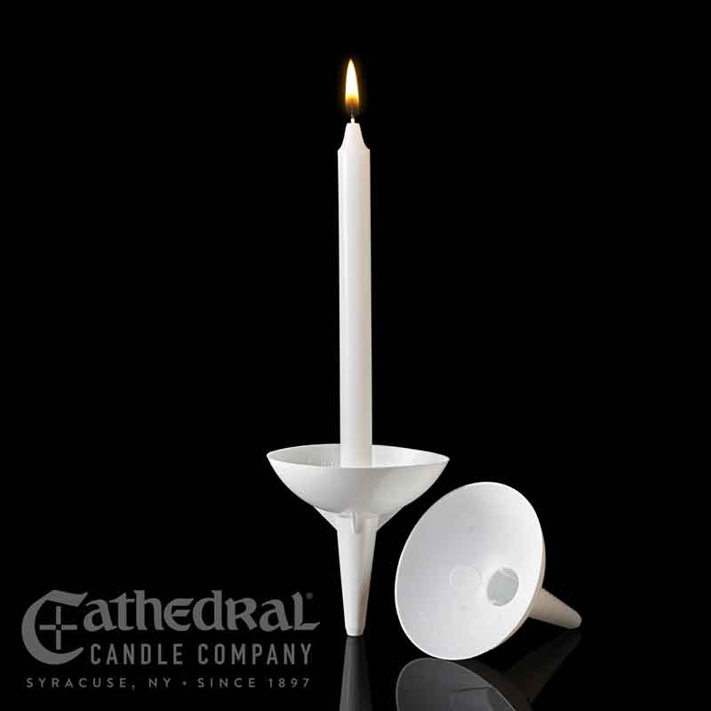 Vigil Candle Reusable Plastic Handle-Holder Drip Protectors