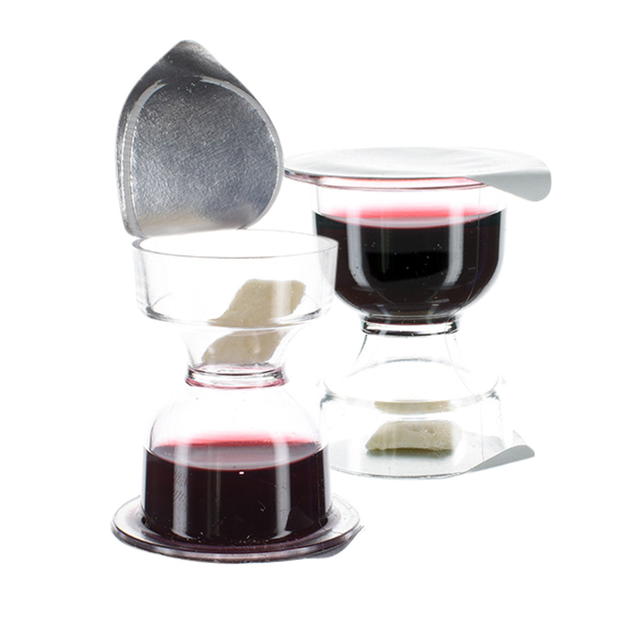 Prefilled Communion Chalice | Unleavened Bread and Concord Juice