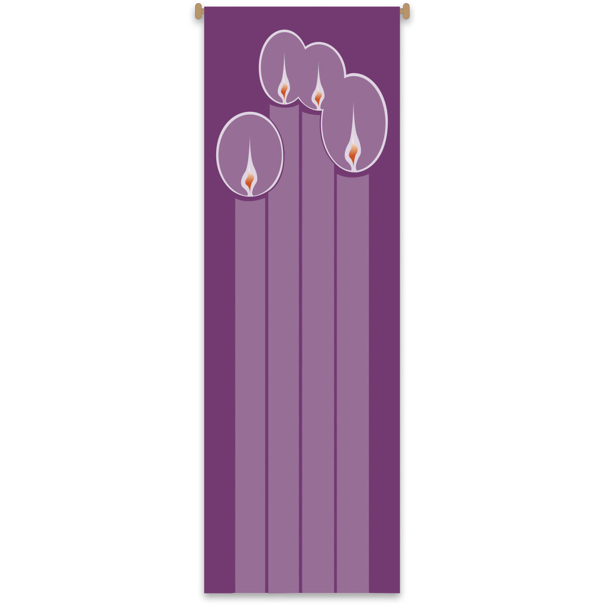Church Banner | Advent, Candles | 3 x 10