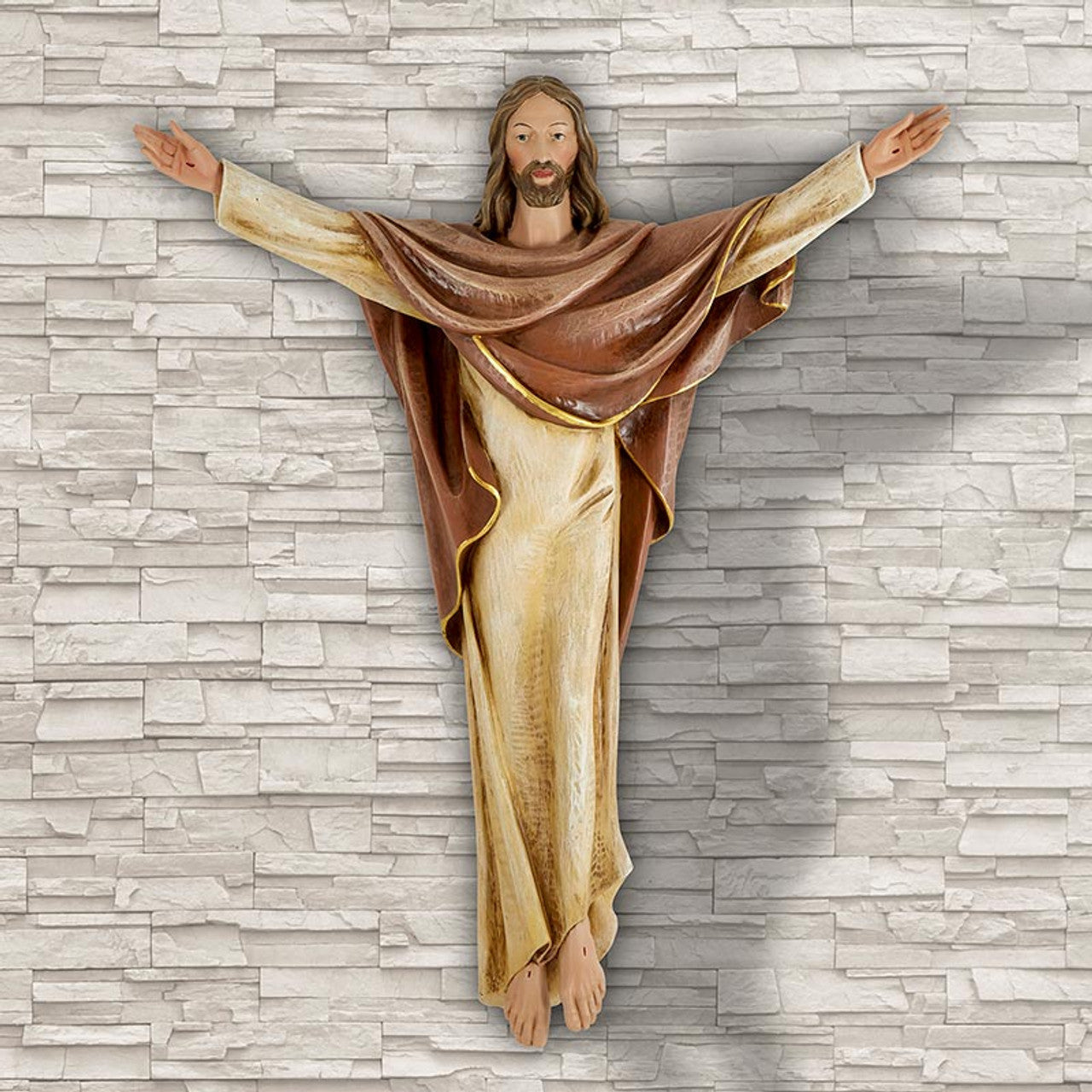 36" Risen Christ Basilica Hanging Statue