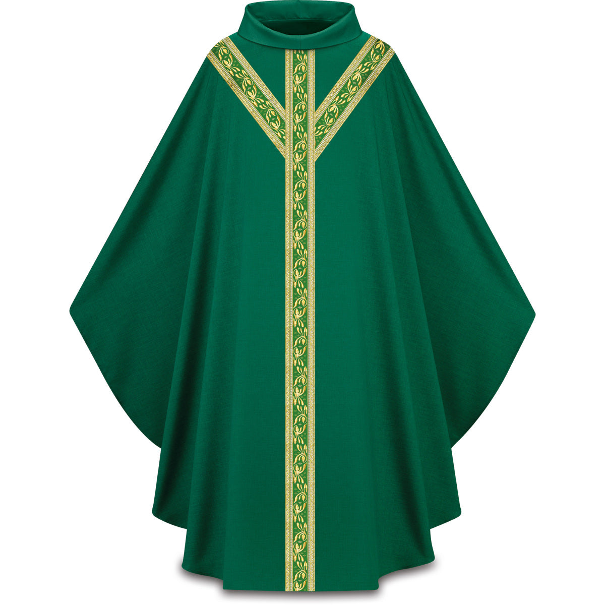 Lightweight Chasuble with Floral Orphrey
