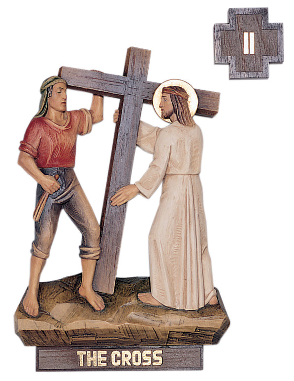 Stations of the Cross | Wood Carved | Demetz
