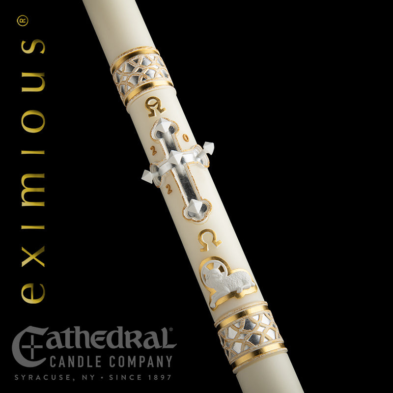 Paschal Candle | Merciful Lamb | Eximious