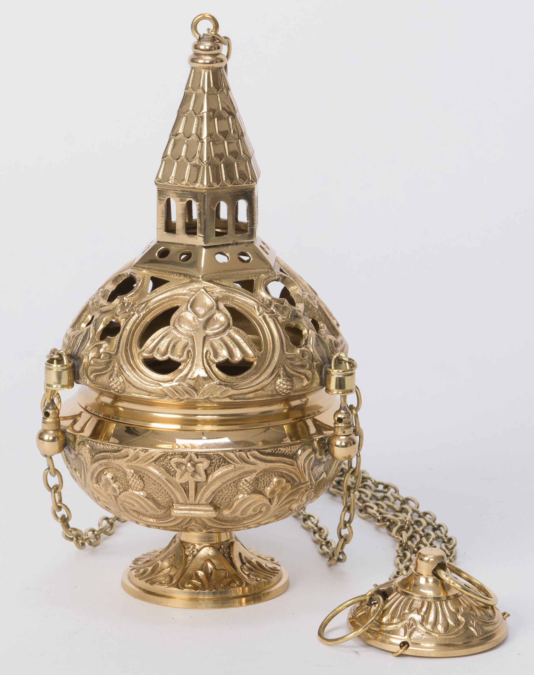 Censer | Three Chain Brass | H-67