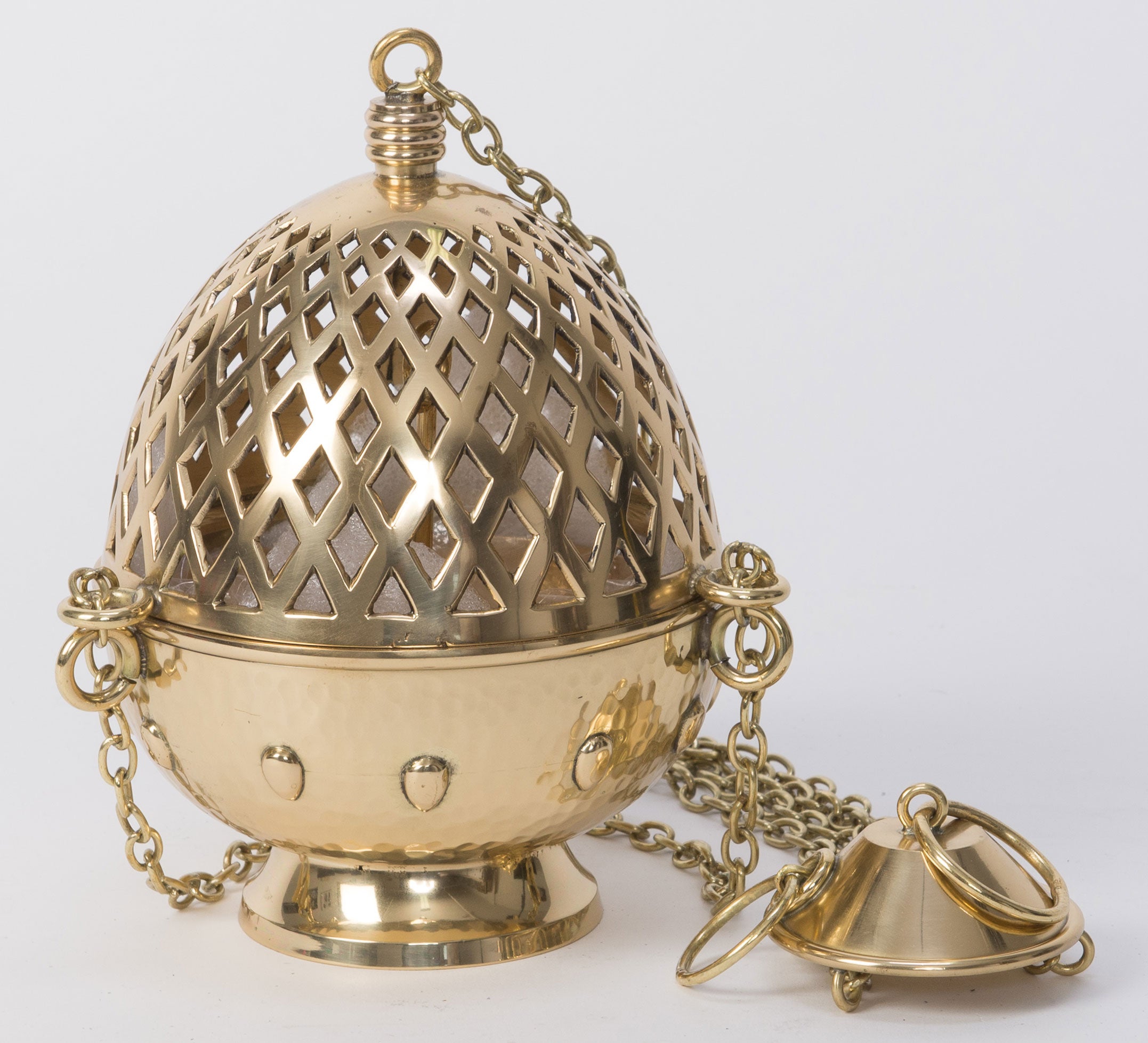 Censer | Triple Chain Brass | H-173B