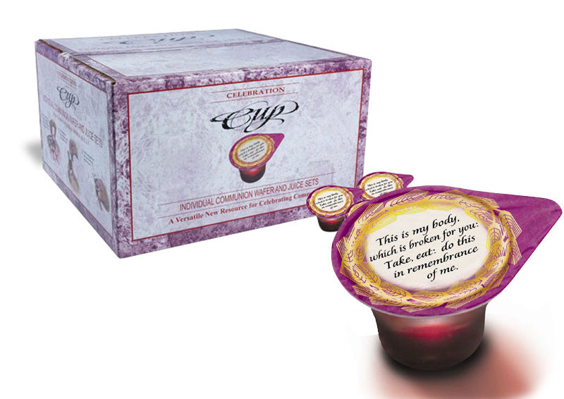 TrueVine Cup - Prefilled Communion Cups - Wheat Wafer & Juice Sets (Box of  500)