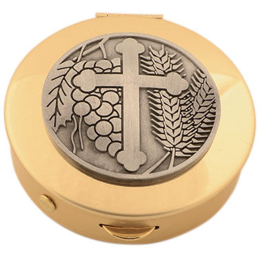 Communion Pyx | Pewter Cross