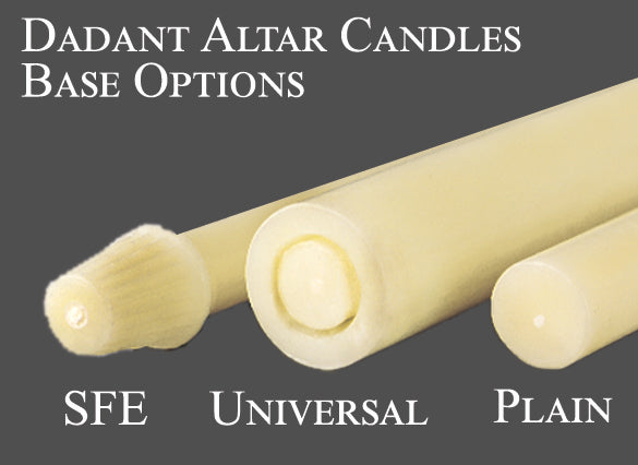 100% Beeswax Altar Candle | 1-3/4" Diameter