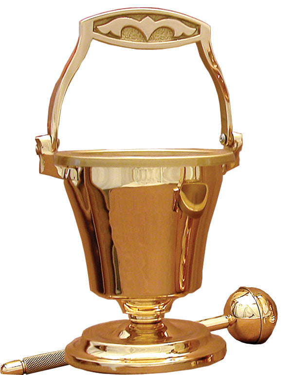 Holy Water Pot and Sprinkler